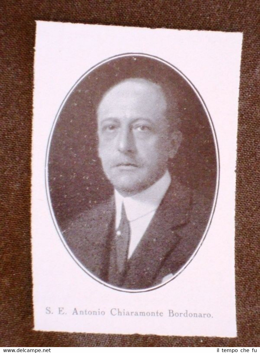Sue Eccellenza Antonio Chiaramonte Bordonaro