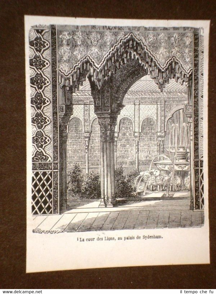 Sydenham Palace La Cour des Lions