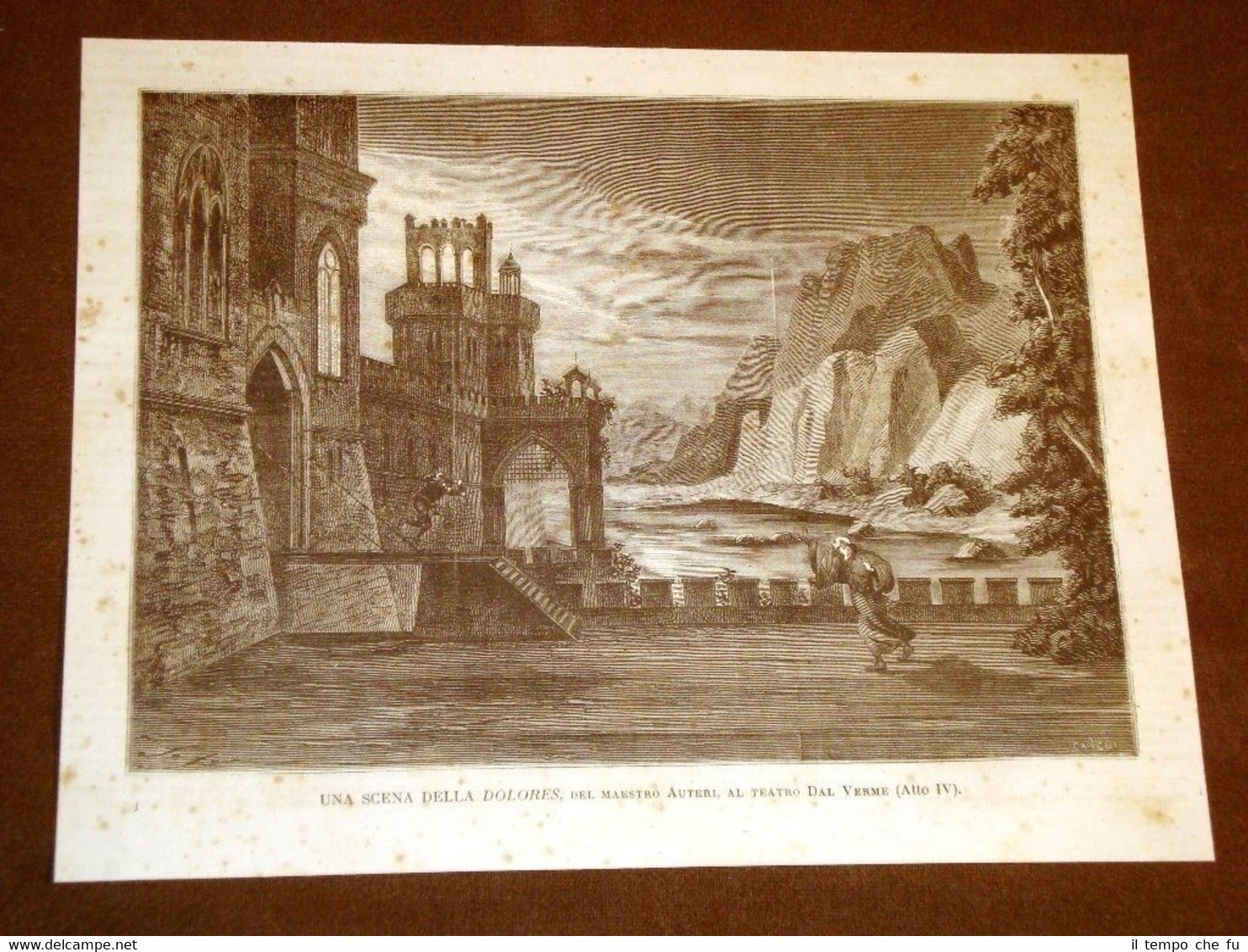 Teatro Dal Verme di Milano nel 1875 Scena della Dolores …