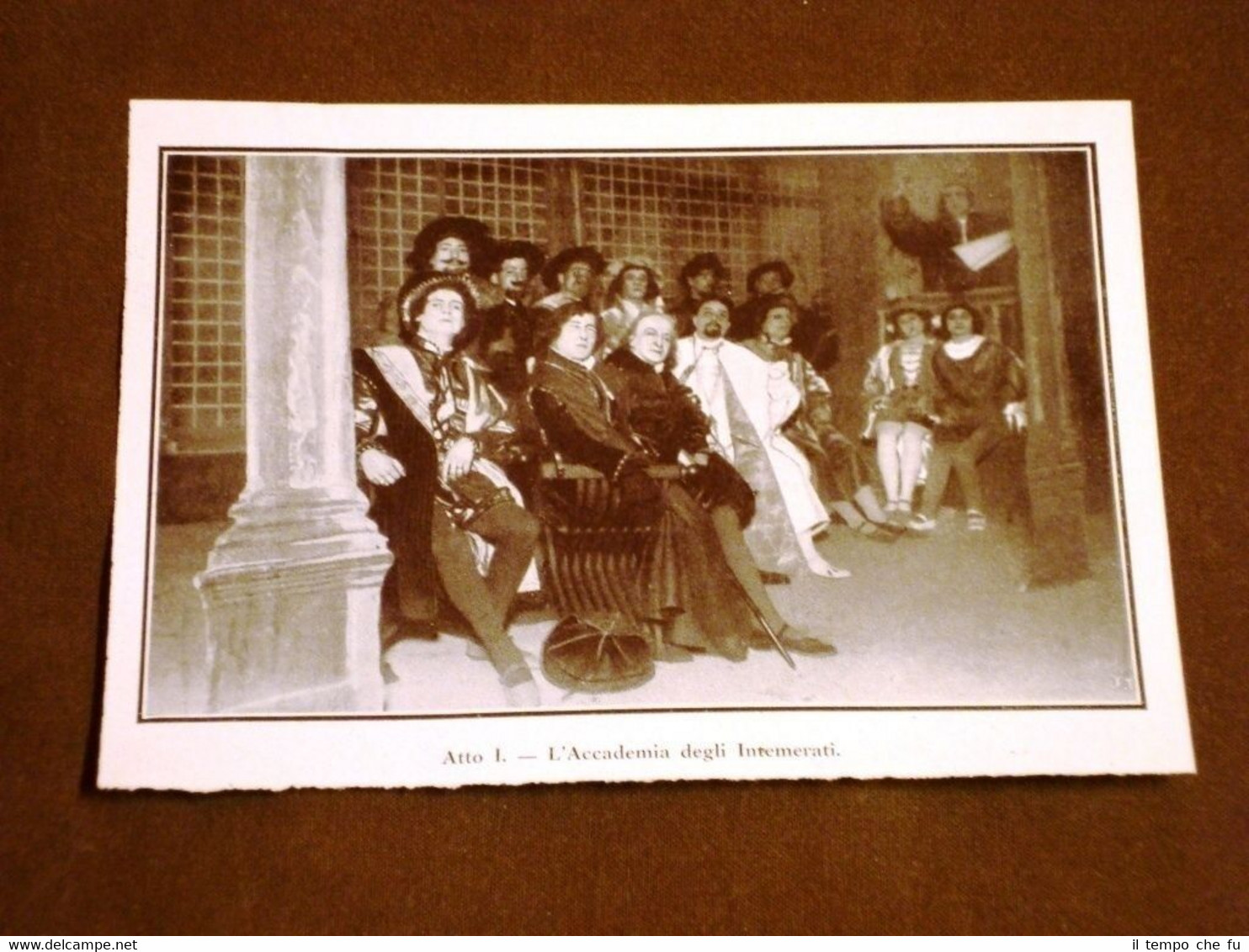 Teatro nel 1911 La Prima del Mantellaccio di Sem Benelli …