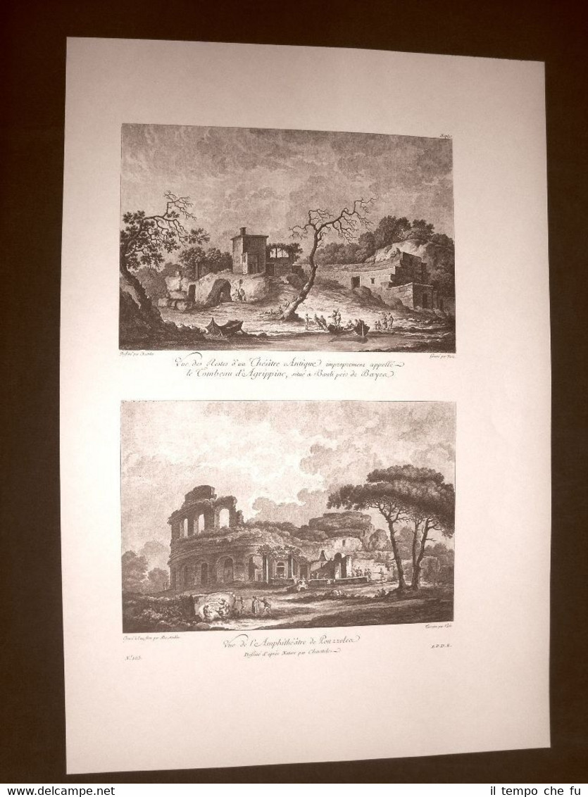 Teatro Tomba Agrippina Bacoli e Anfiteatro Pozzuoli Voyage Pittoresque Saint …