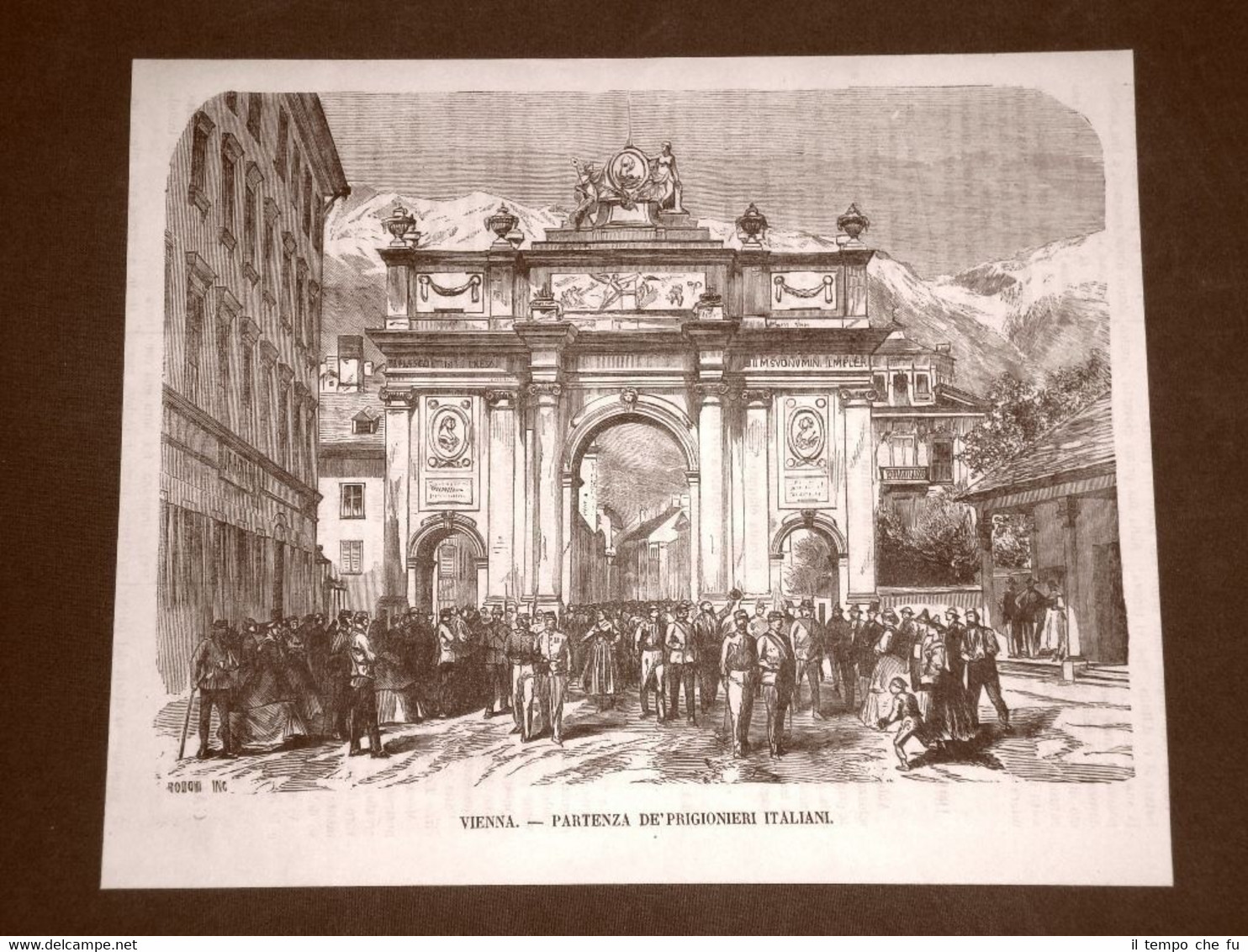 Terza guerra d'indipendenza in Italia Vienna nel 1866 Prigionieri italiani