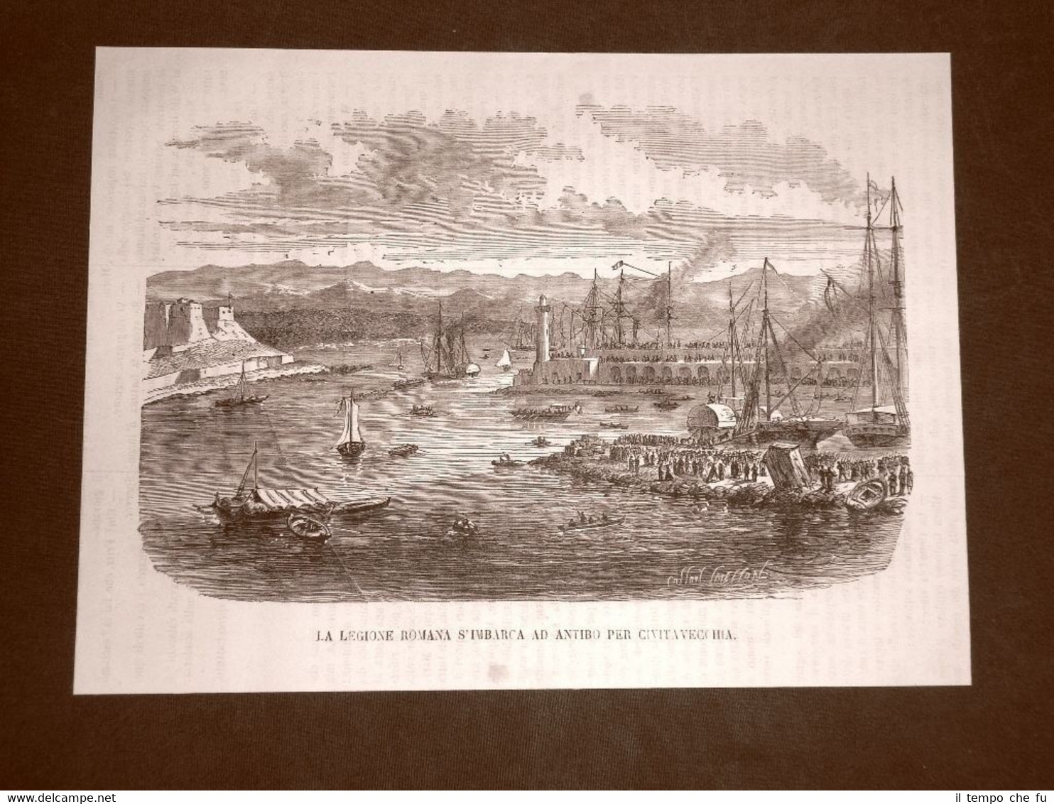 Terza guerra d'indipendenza Italia Antibo nel 1866 Legione romana Civitavecchia