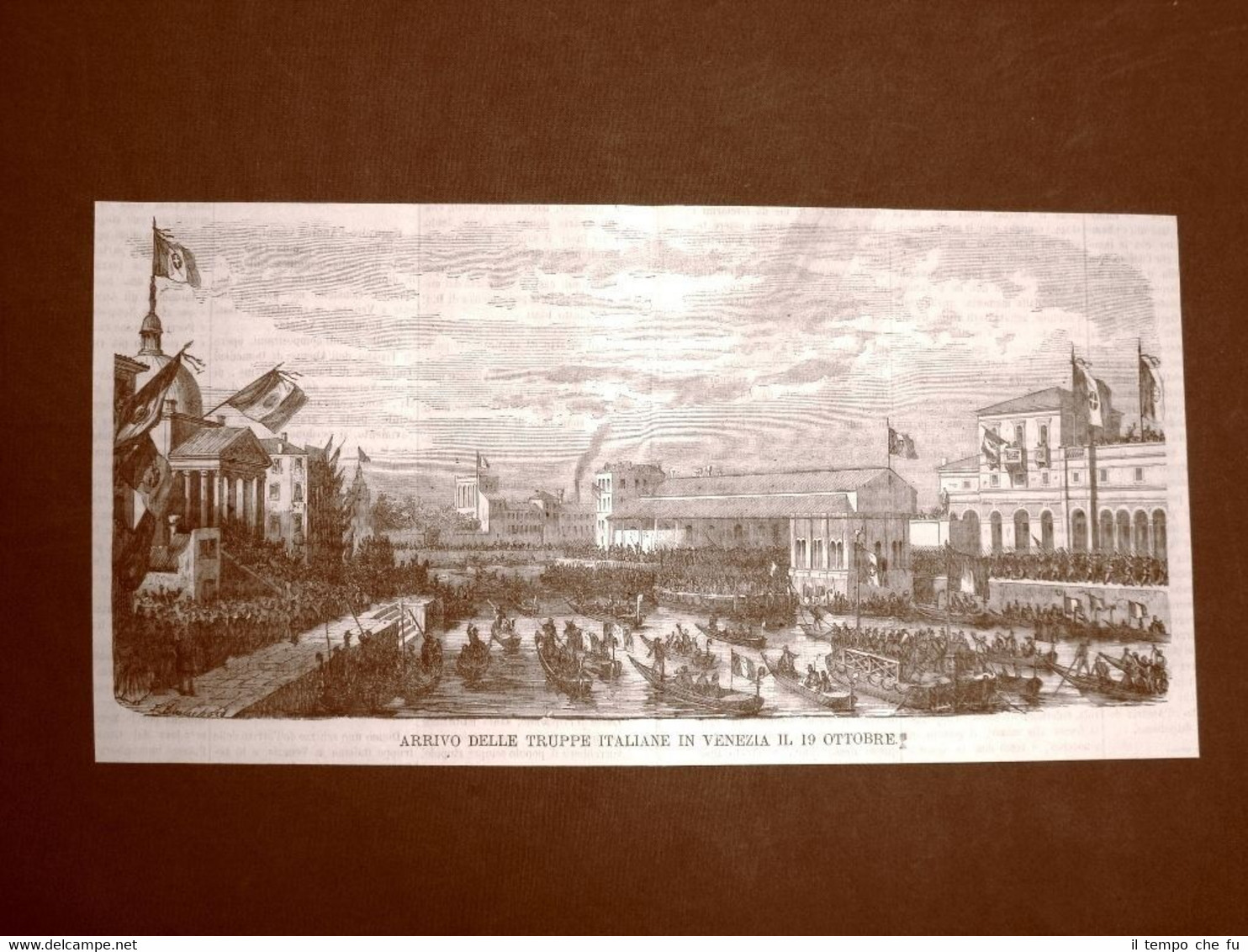 Terza guerra d'indipendenza Venezia 19 ottobre 1866 Arrivo delle truppe …