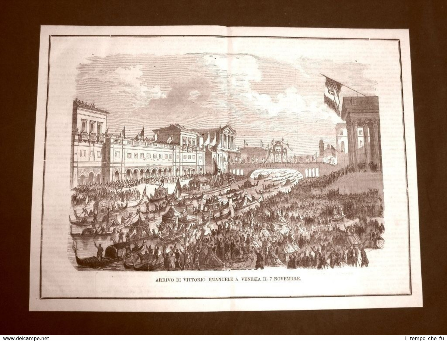 Terza guerra d'indipendenza Venezia 7 novembre 1866 Arrivo Re Vittorio …