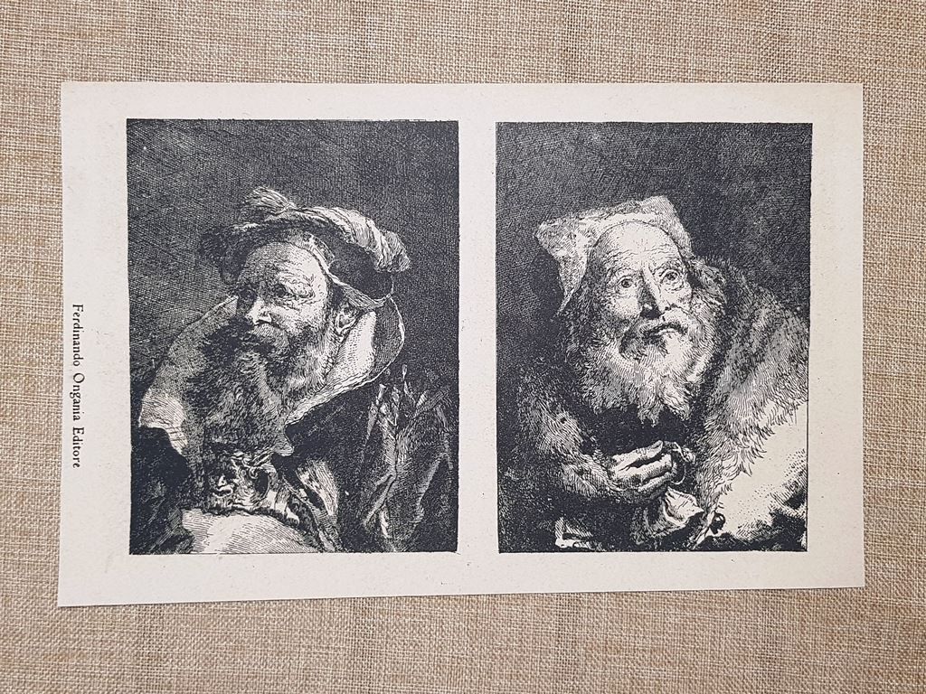 Teste di uomini (7) Giambattista o Batista Tiepolo Incisione del …