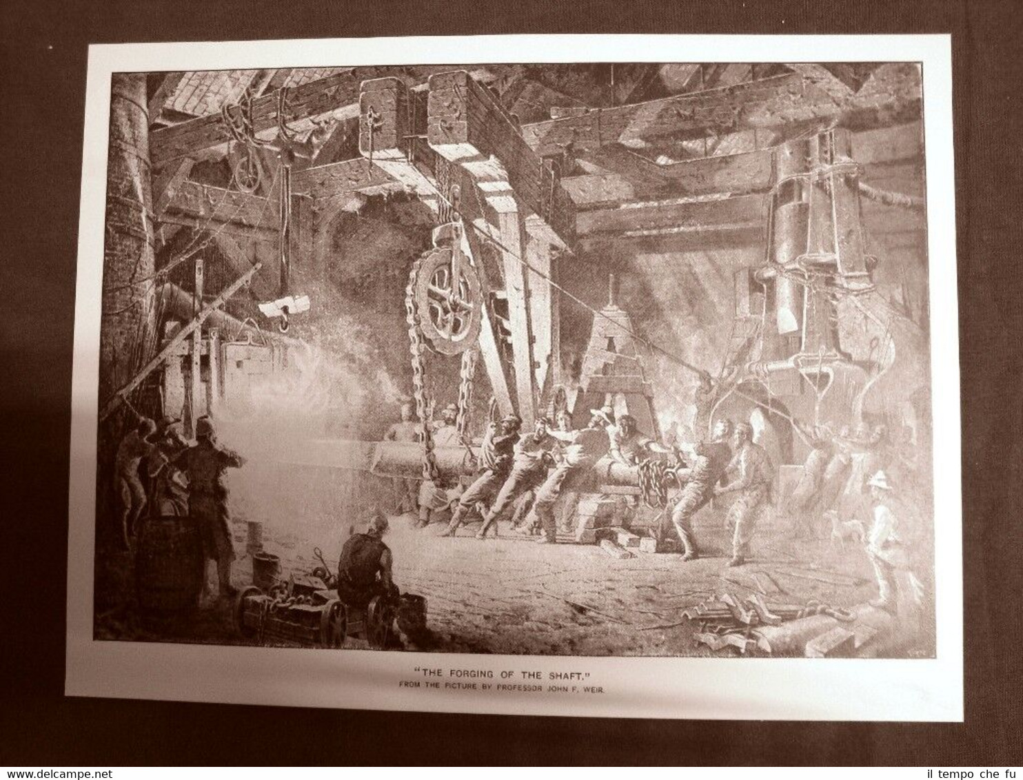 The forging of the shaft o La forgiatura dell'albero di …