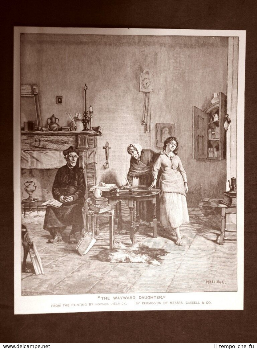 The wayward daughter o La figlia ribelle Quadro Howard Helmick …