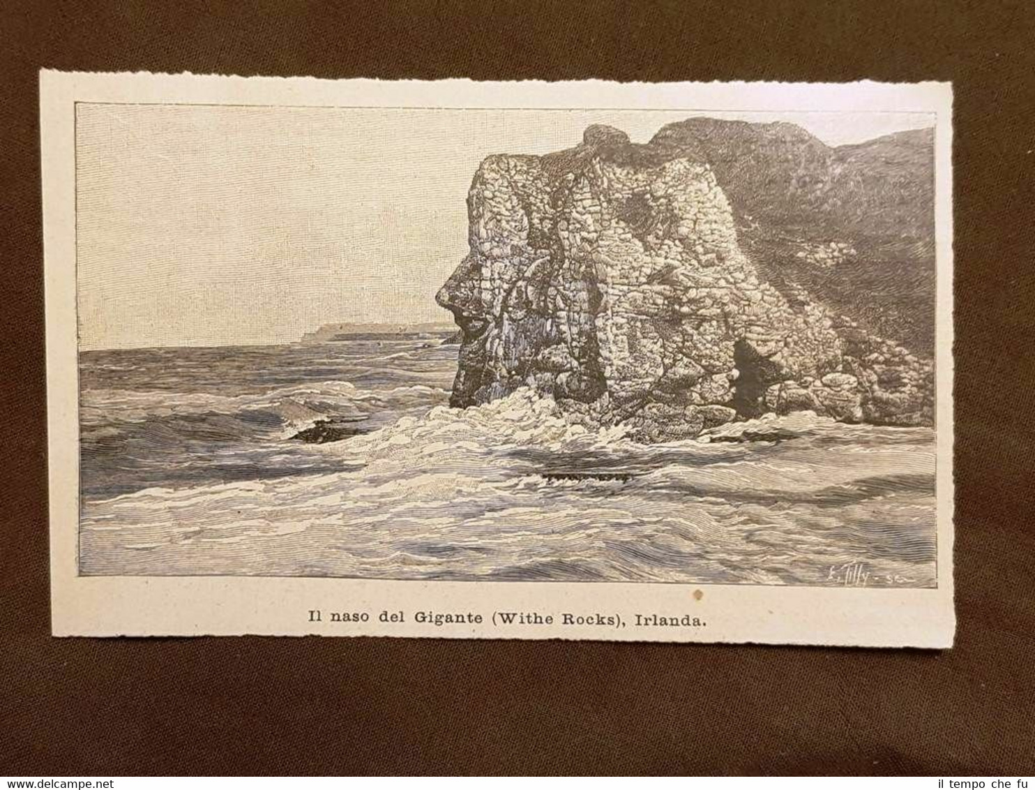The White Rocks nel 1896 Il naso del gigante Irlanda
