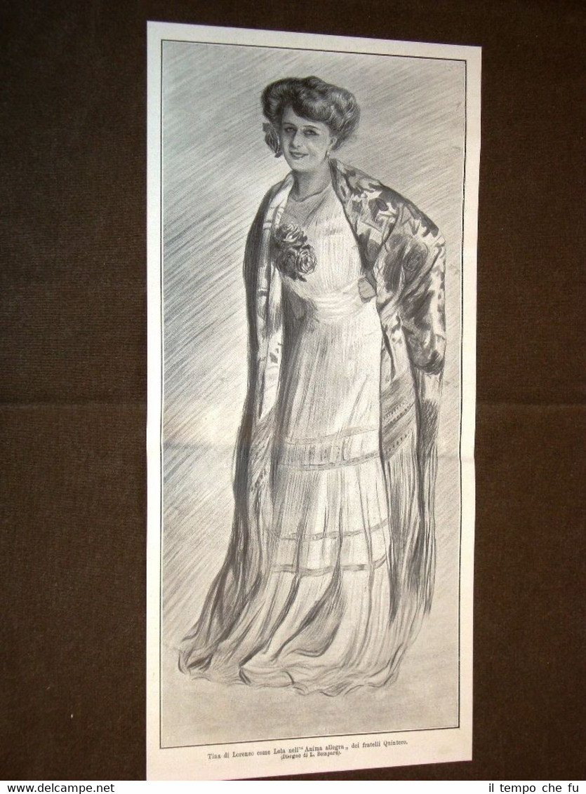 Tina di Lorenzo in Lola nell'Anima allegra dei Fratelli Quintero