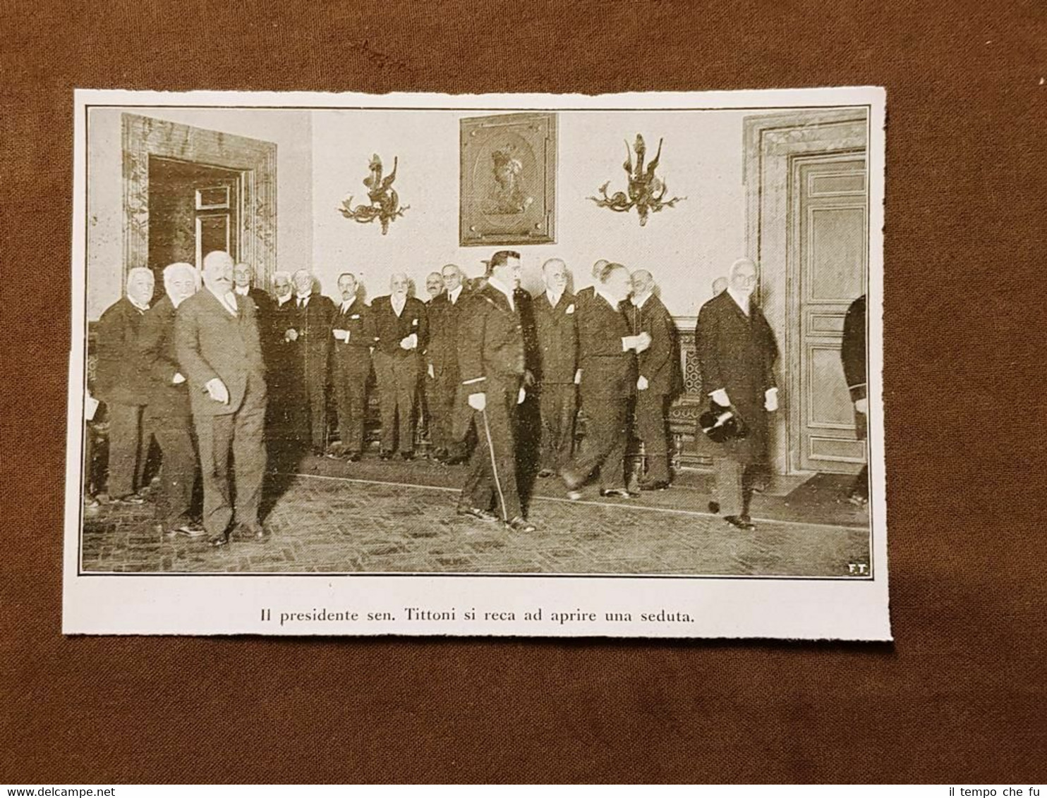 Tommaso Tittoni nel 1925 Roma, 1855 – 1931 Presidente del …