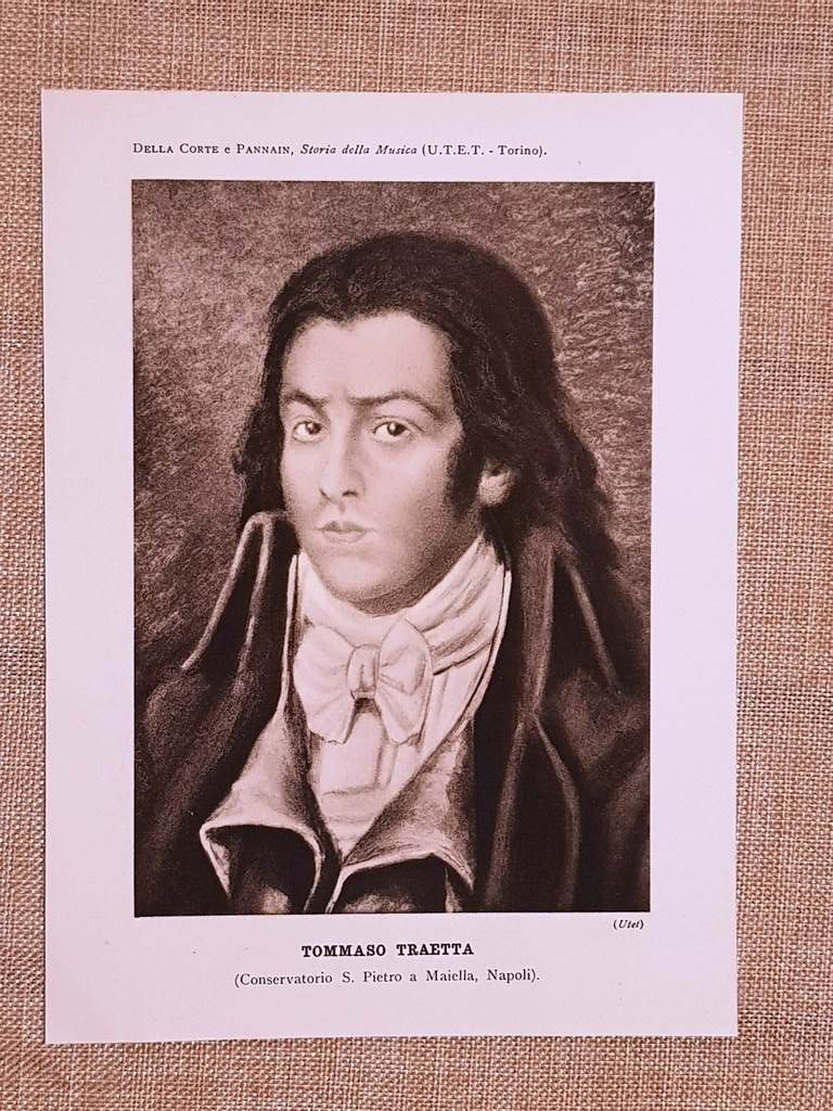 Tommaso Traetta 1727 - 1779 Italia Opera Seria Scuola Napoletana …