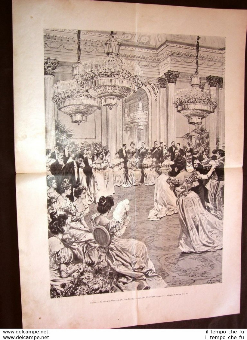 Torino 30 ottobre 1898 Ballo di Corte al Palazzo Reale …