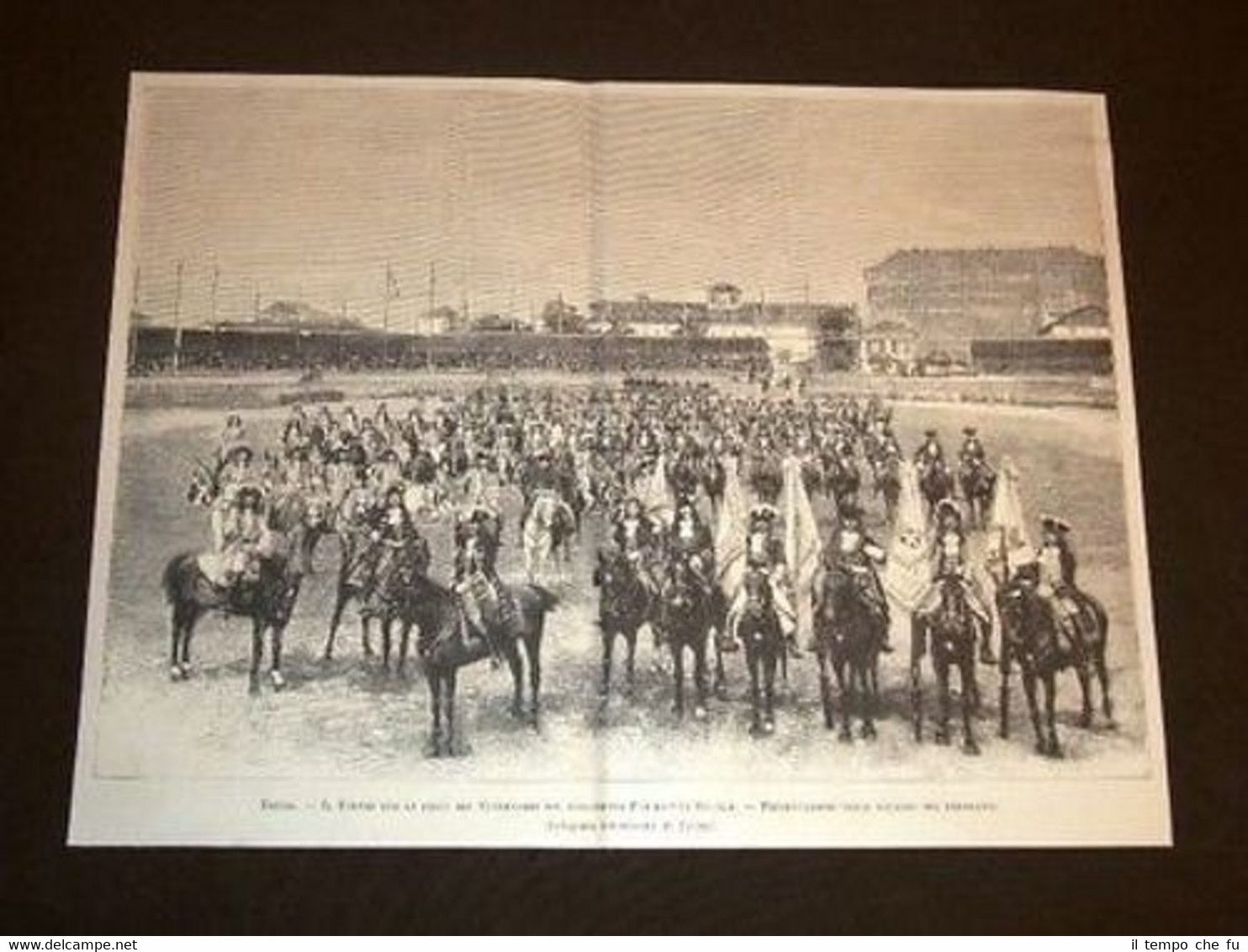 Torino Feste centenario Regg. Piemonte Reale Torneanti