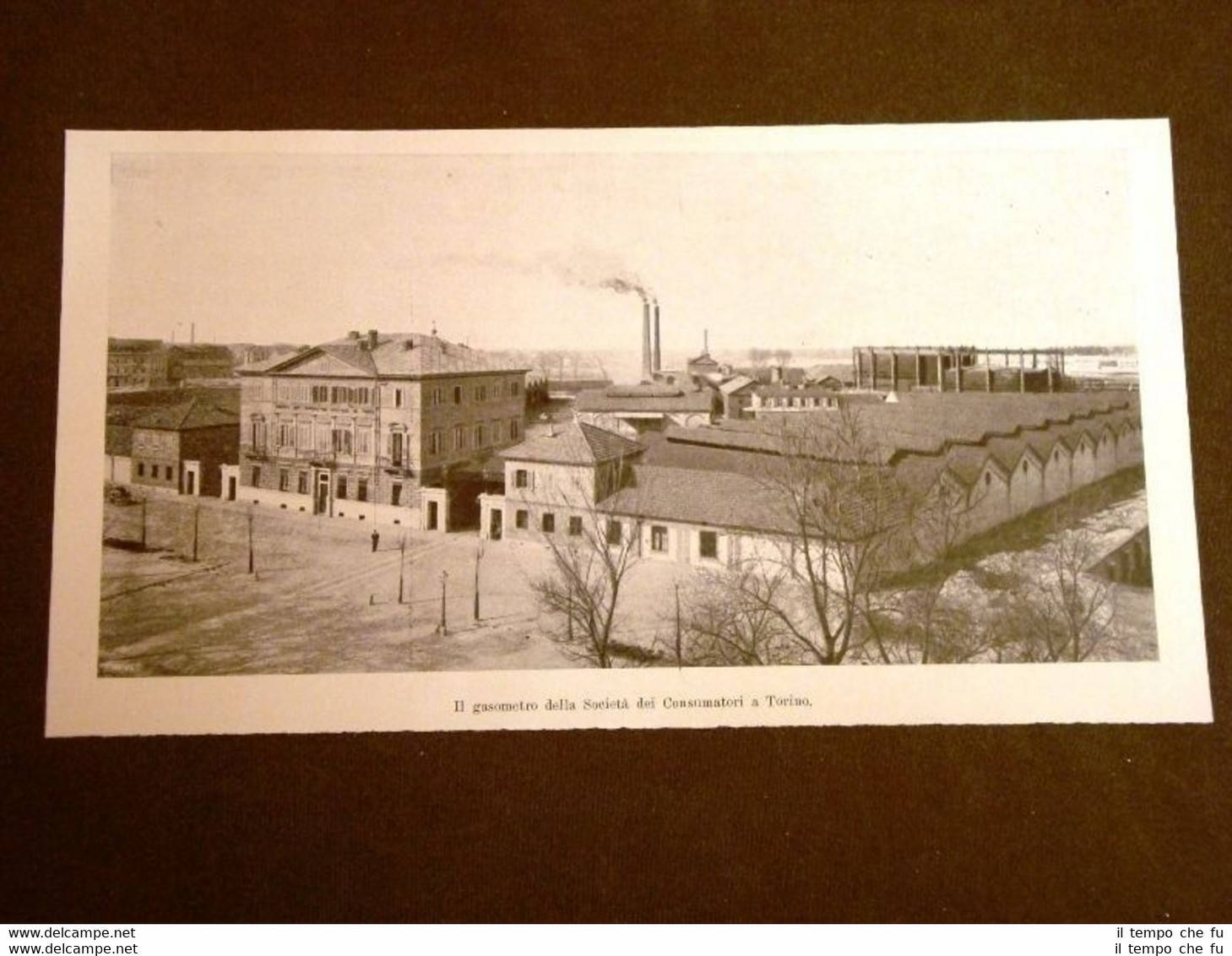 Torino nel 1902 Gasometro della Società dei Consumatori
