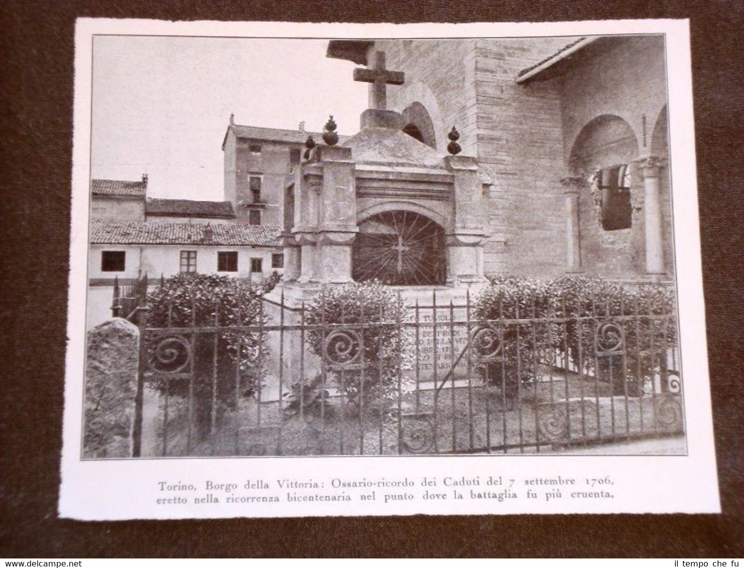 Torino nel 1932 Borgo della Vittoria Ossario ai Caduti del …