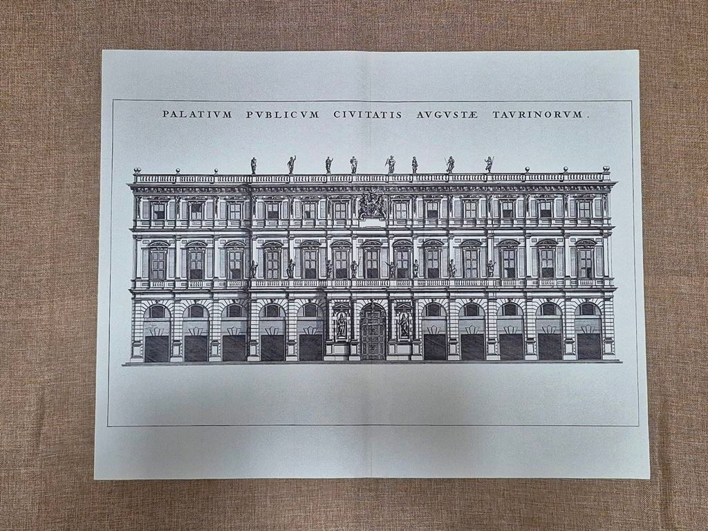 Torino Veduta del Palazzo di Città di Tommaso Borgonio per …