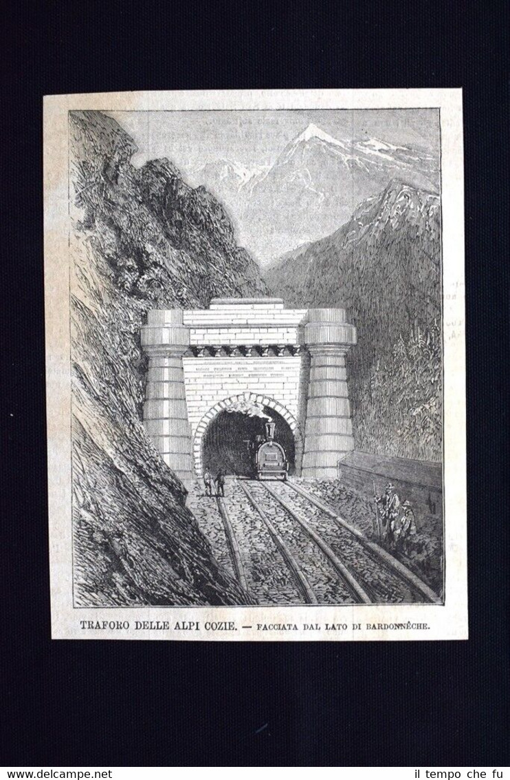 Traforo delle Alpi Cozie - Facciata dal lato di Bardonneche …