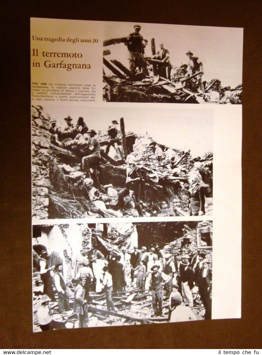 Tremendo terremoto in Garfagnana nel 1920 120 morti Massa e …