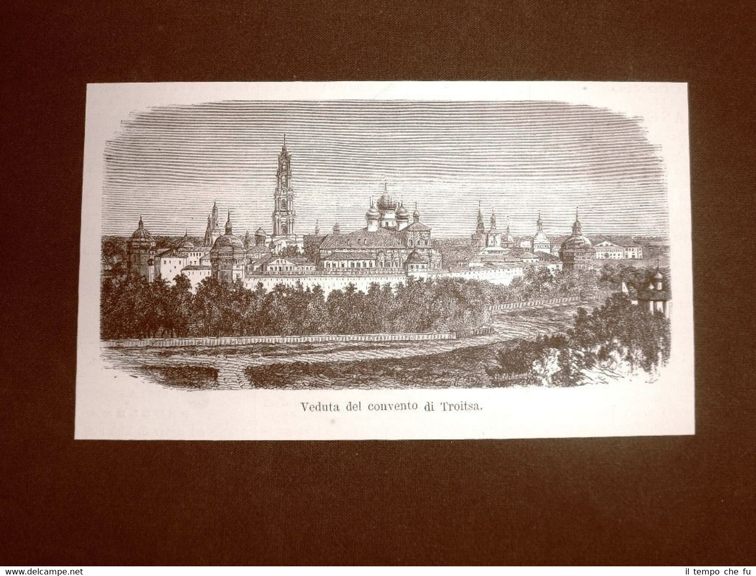 Troitsa nel 1877 Veduta del Convento Russia