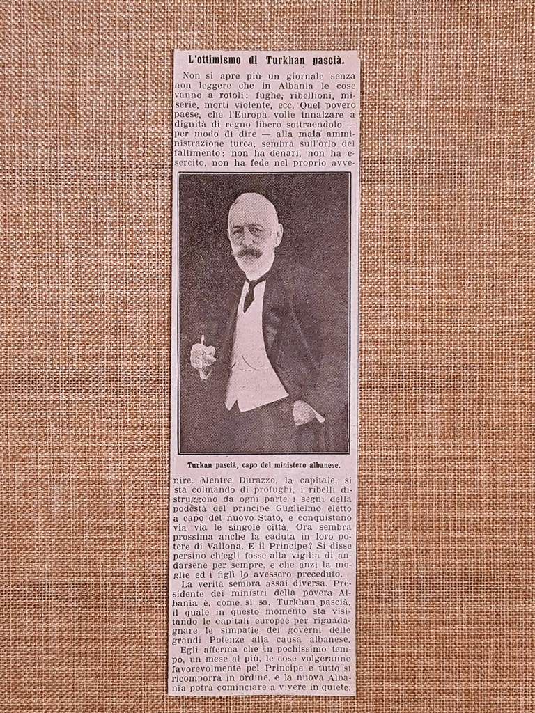 Turhan Permeti nel 1914 Primo Ministro in Albania 1846 - …