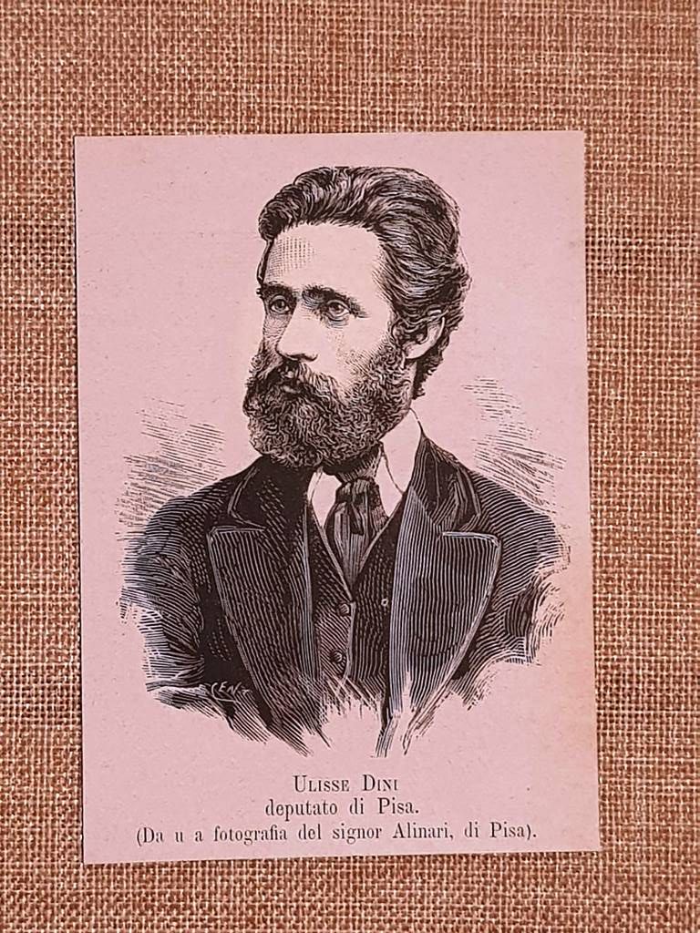Ulisse Dini nel 1881 Pisa 14 novembre 1845 28 ottobre …