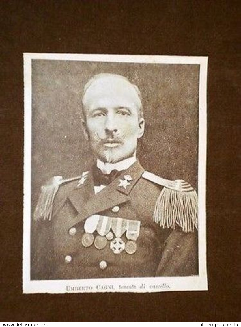 Umberto Cagni Tenente di vascello Marina d'Italia