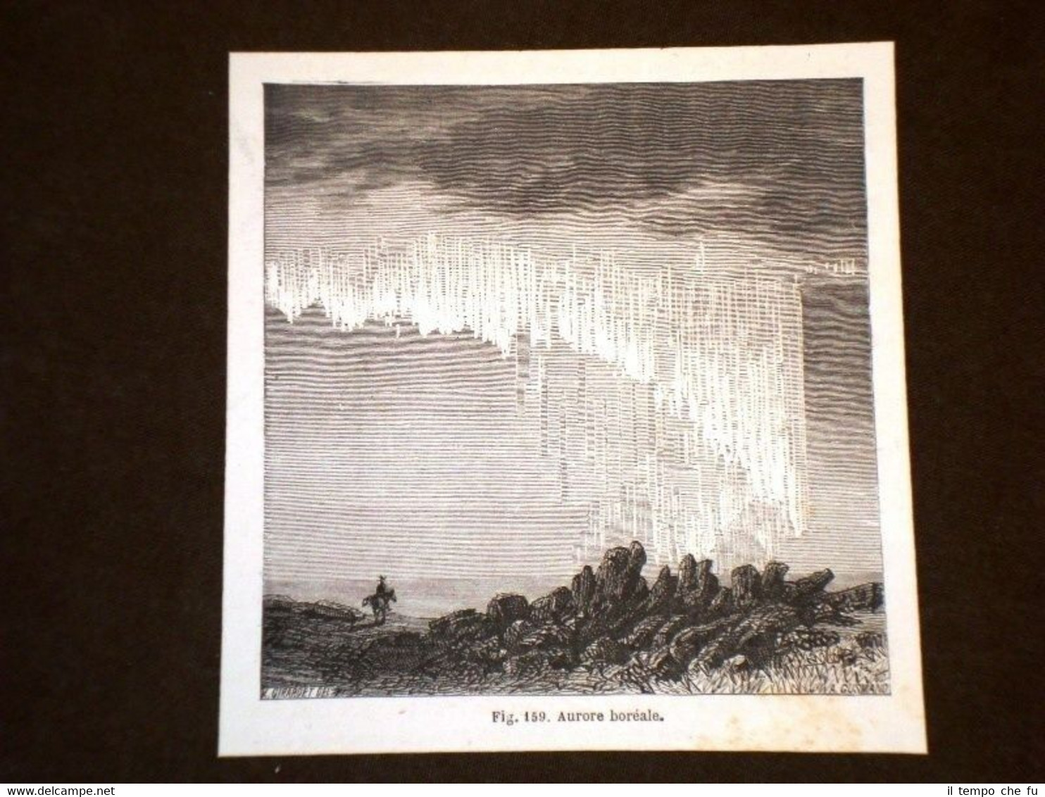 Un'Aurora boreale nel 1864