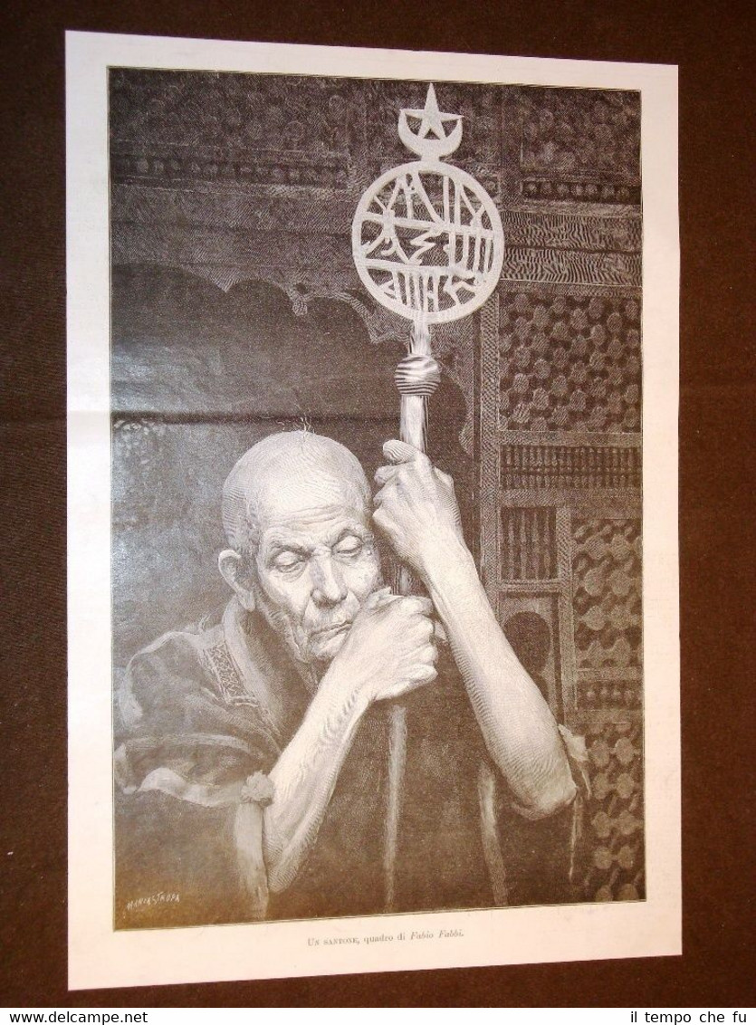 Un Santone Quadro di Fabio Fabbi