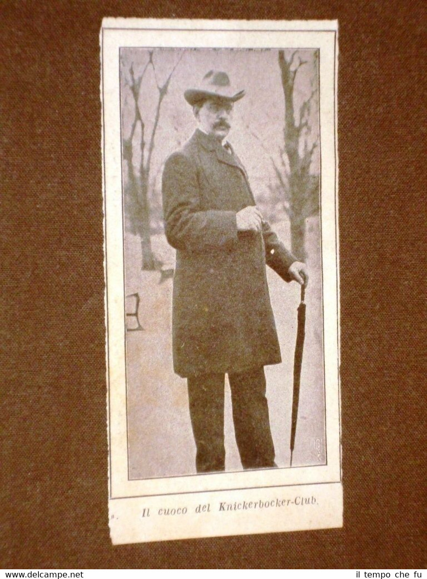 Uomini celebri dei primi anni del 1900 Il cuoco del …