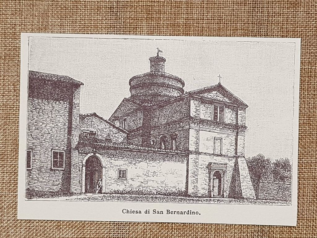 Urbino nell'800 Chiesa di San Bernardino Marche