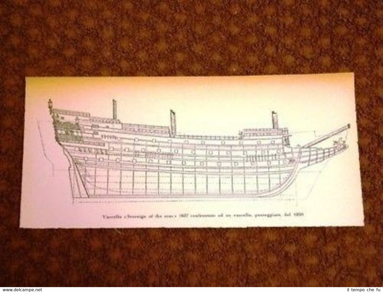 Vascello "Svereign of the seas" 1637 e Vascello 1850