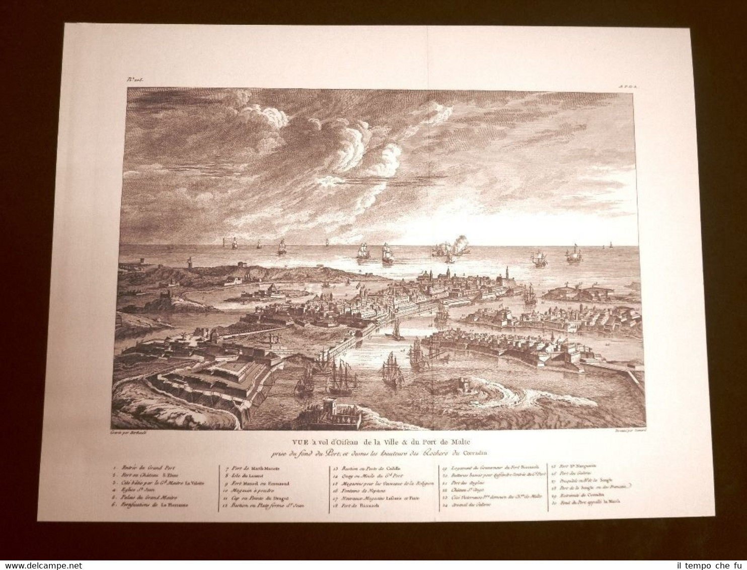 Veduta a volo d'uccello della Città e del Porto di …