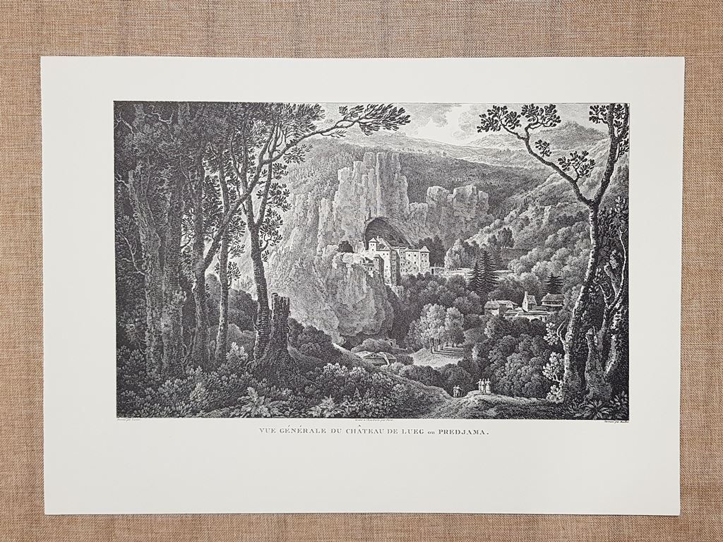 Veduta del Castel Lueghi o Grad Predjama Slovenia Anno 1802 …