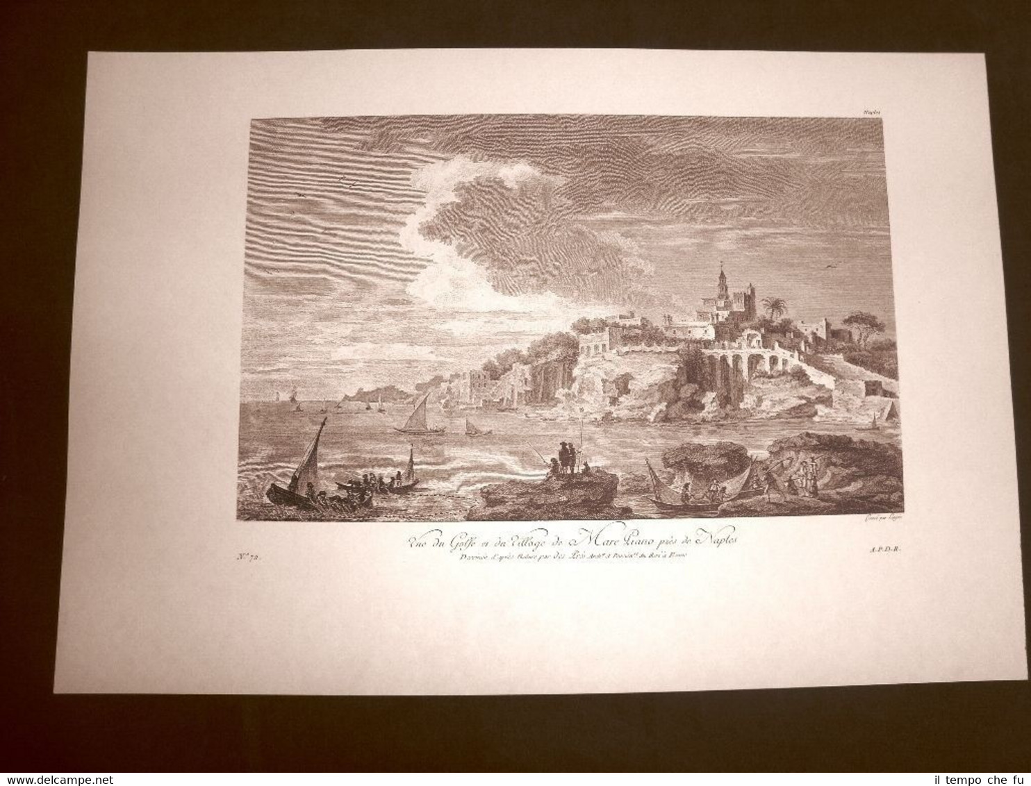 Veduta del golfo e villaggio di Mare Piano Napoli Voyage …