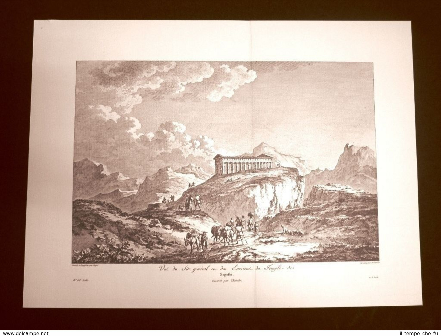 Veduta del sito archeologico e Tempio di Segesta in Sicilia …