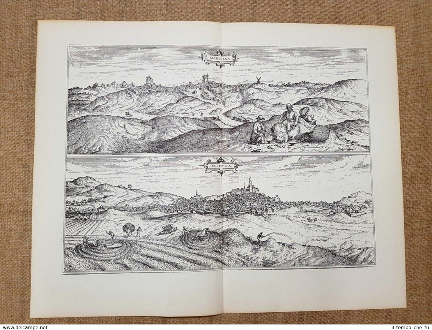 Veduta della città di Marchena e Osuna Spagna Anno 1597 …