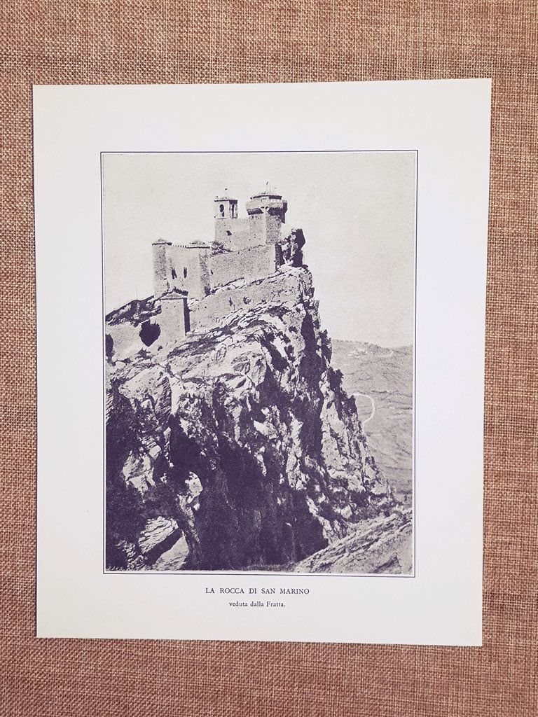 Veduta della Rocca di San Marino nel 1911 Stampa del …