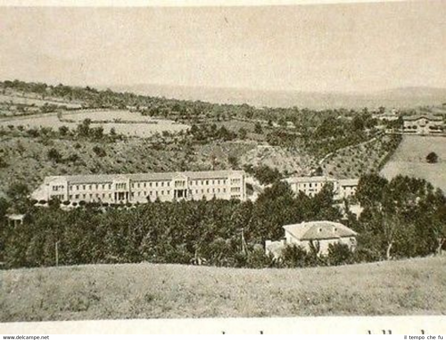 Veduta di Fratta e delle sue Terme