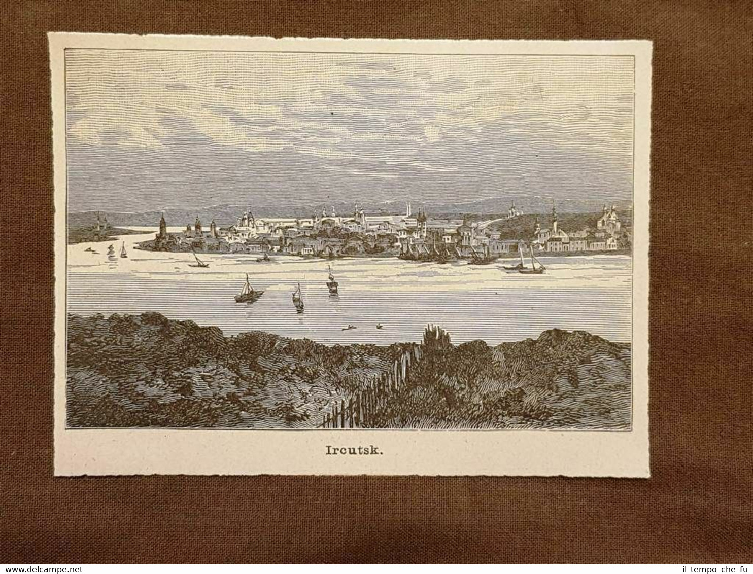 Veduta di Irkutsk del 1896 Siberia Russia siberiana