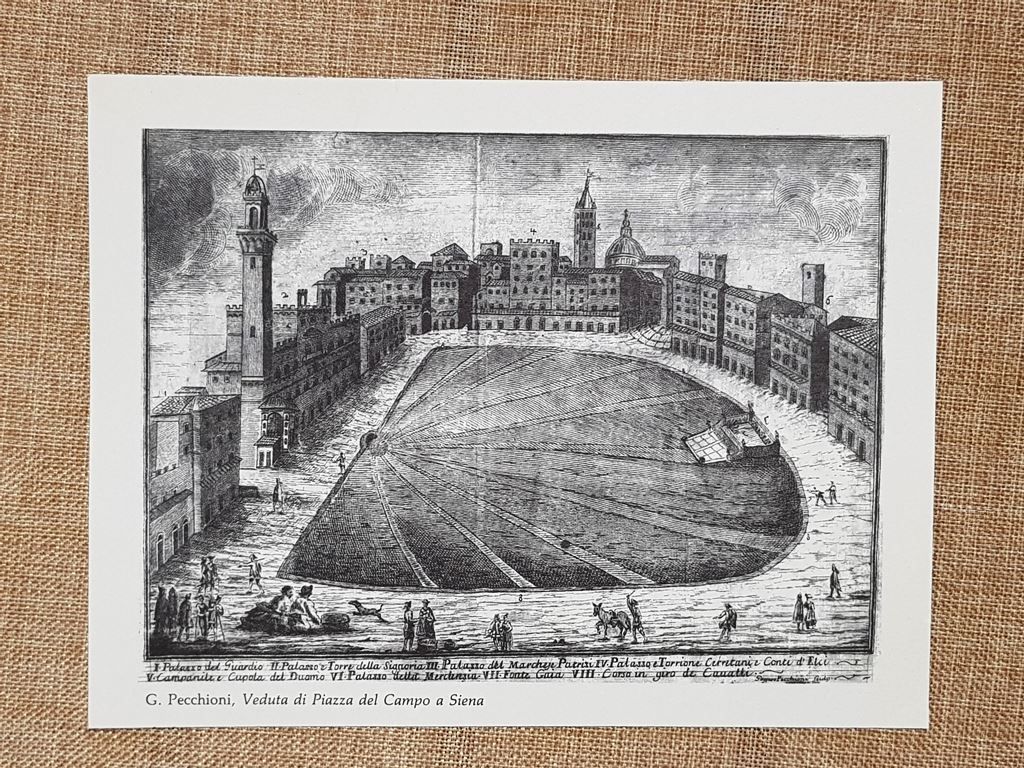 Veduta di Piazza del Campo a Siena G. Pecchioni ca. …