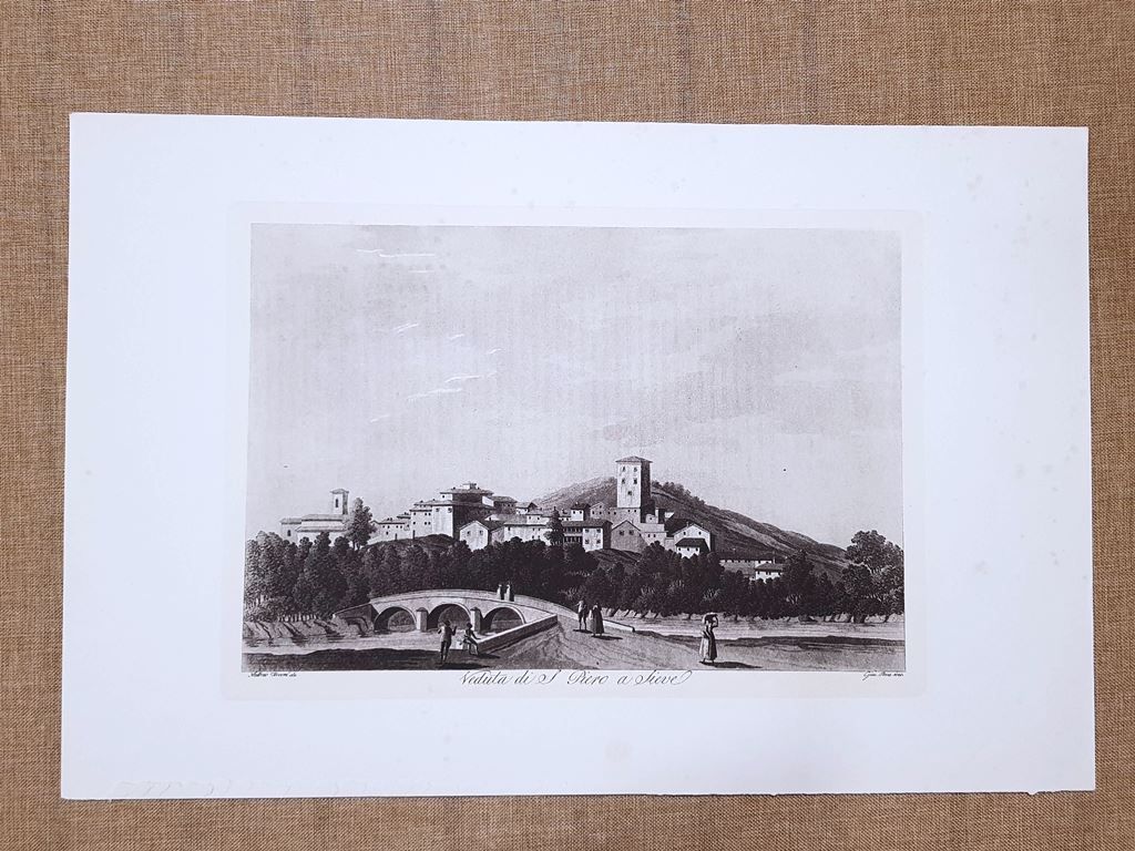 Veduta di San Piero a Sieve nell'800 Antonio Terreni Grande …