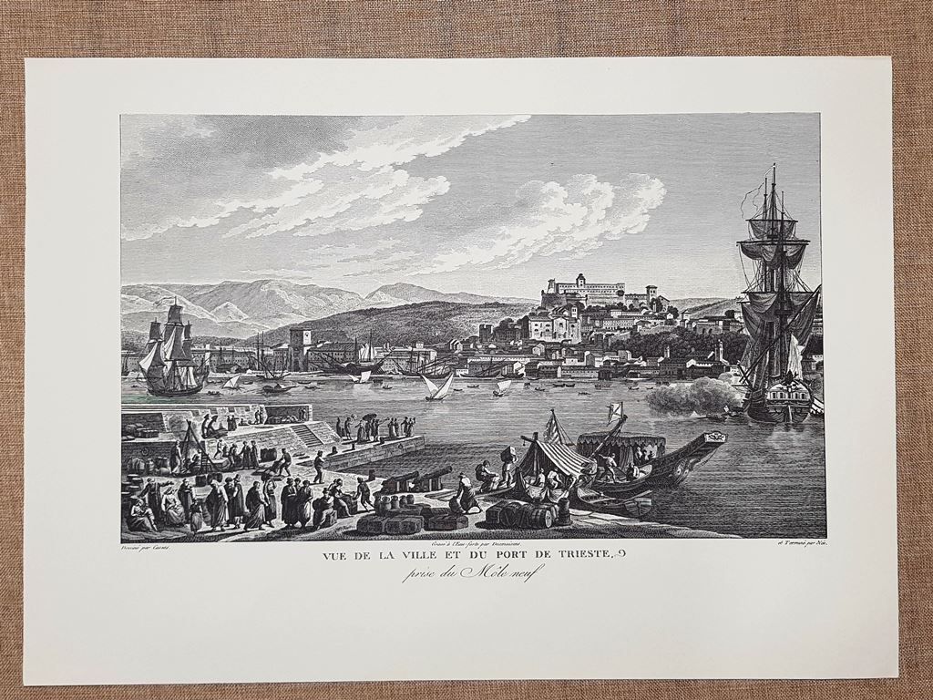 Veduta La città e il porto di Trieste Friuli-Venezia Giulia …