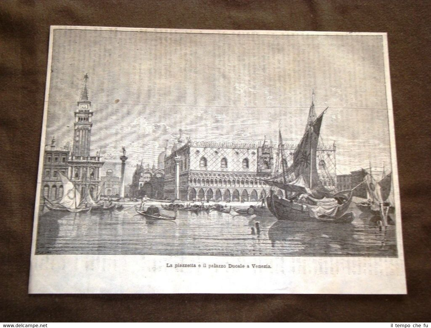 Venezia nel 1884 La Piazzetta e Palazzo Ducale