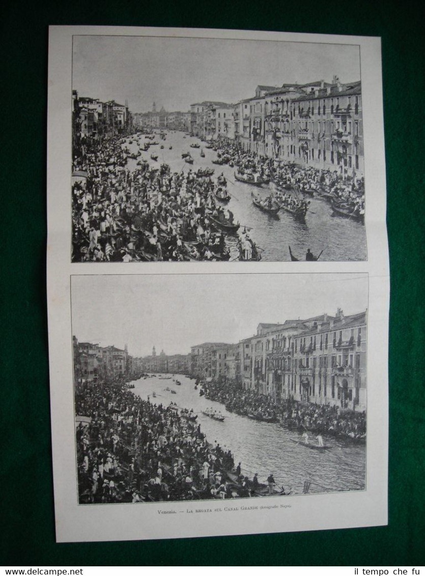 Venezia nel 1895 - La regata sul Canal Grande #2
