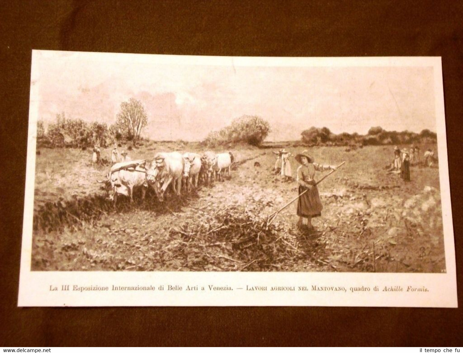 Venezia nel 1899 III Esposizione di belle arti Lavori agricoli …