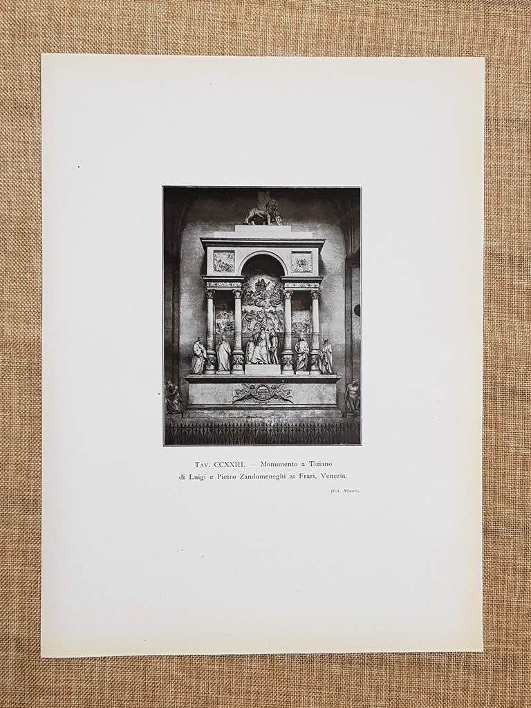 Venezia nel 1917 Monumento a Tiziano di L. e P. …