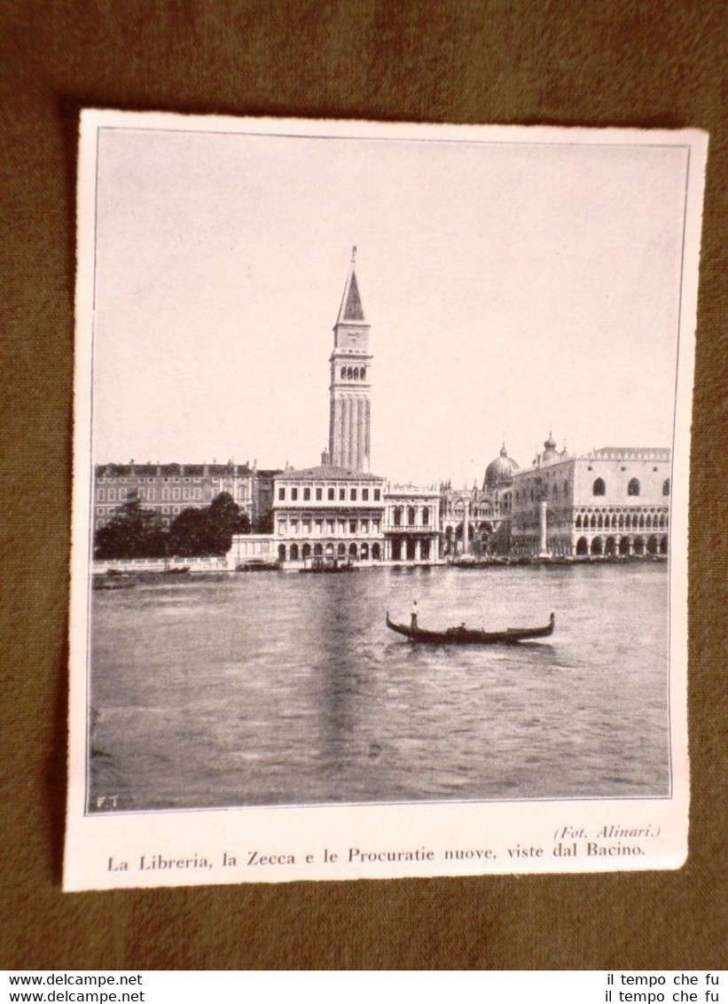 Venezia nel 1920 Libreria, Zecca e Procuratie nuove viste dal …