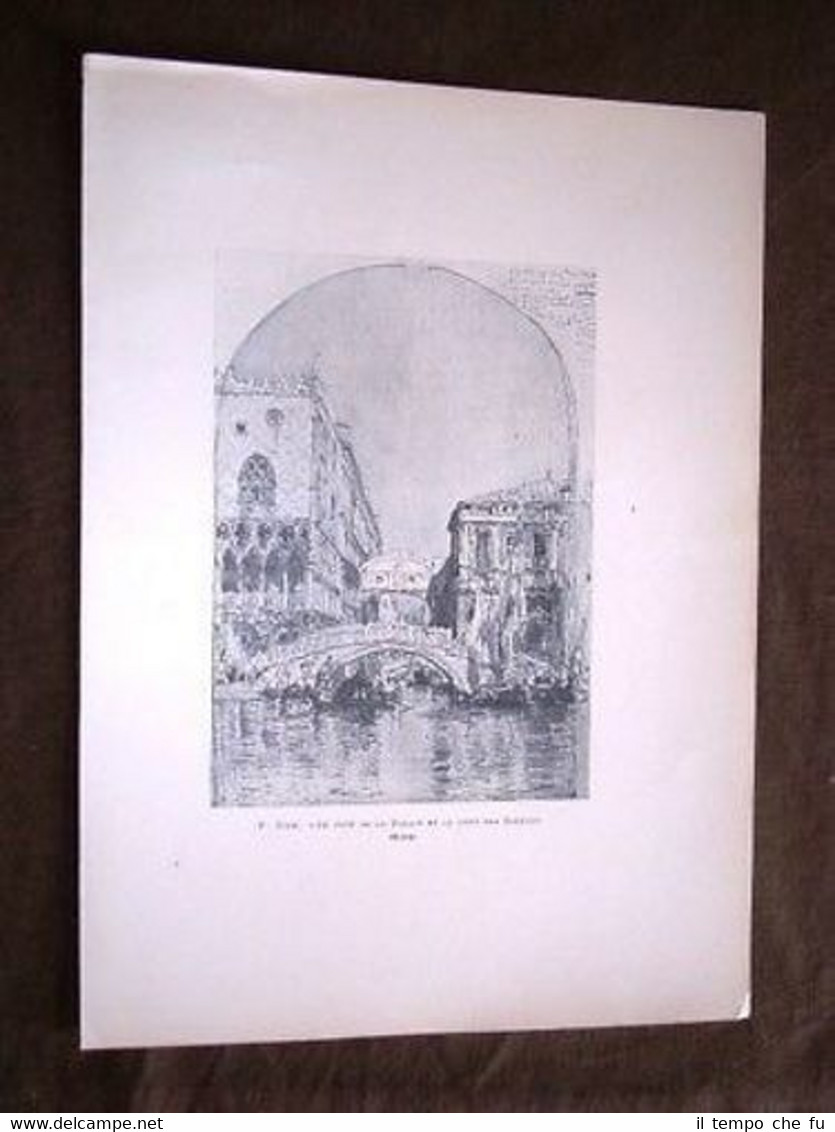 Venezia Pont de la Paille et Pont des Soupirs - …