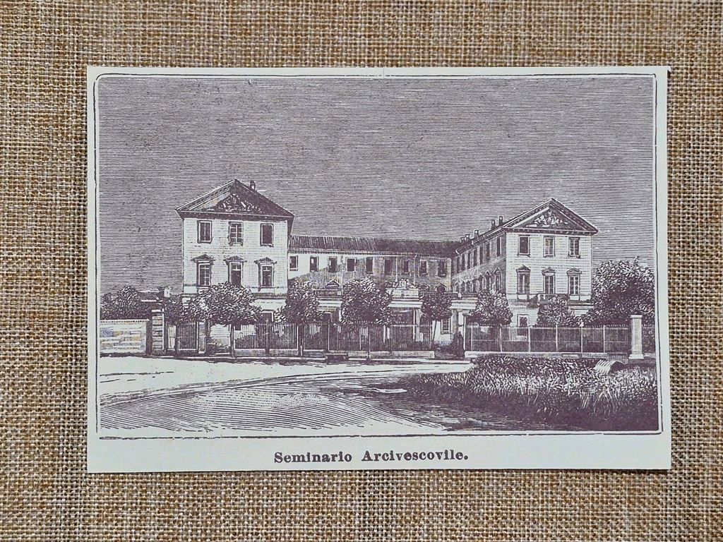 Vercelli nell'800 Seminario arcivescovile Piemonte
